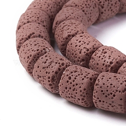 Бусы из натуральной лавы&nbsp;G-F671-04B-03