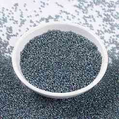 MIYUKIラウンドロカイユビーズ  日本製シードビーズ  （rr249)透明灰色ab  15/0  1.5mm  穴：0.7mm  約5555PCS /ボトル  10 G /ボトル&nbsp;SEED-JP0010-RR0249