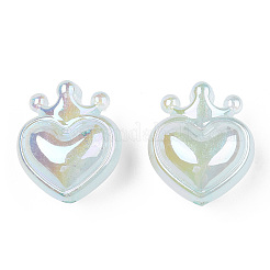 УФ-покрытие радужными переливающимися акриловыми бусинами OACR-T027-01-A