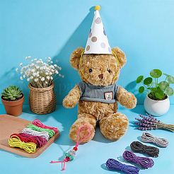 50 yarda de cordones elásticos reflectantes de 10 colores&nbsp;OCOR-NB0002-76