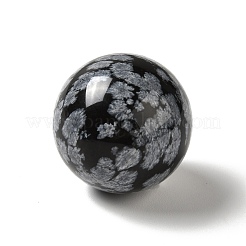 Cuentas de obsidiana copo de nieve natural&nbsp;G-A206-02-06