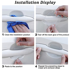 Ahademaker 2 комплект 2 стильных прозрачных защитных бампера из ПВХ для предотвращения столкновений&nbsp;DIY-GA0004-03