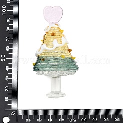 Décorations de sapin de Noël artisanales en verre filé&nbsp;LAMP-C026-06B