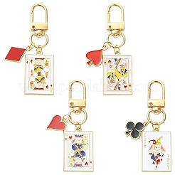 4 pendentif décoratif en alliage émaillé&nbsp;HJEW-YW00379