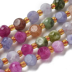 Натуральный турмалин бисер нитей G-K387-A11-01