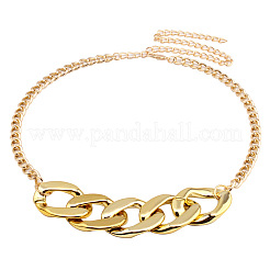 Ремни из толстой кубинской цепи для платья из сплава FS-WG9B36C-01