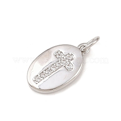 Латунные микро проложить кубического циркония подвески KK-G544-23P