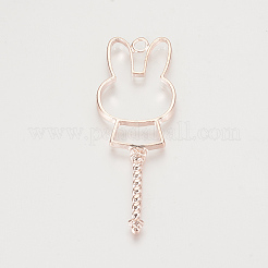 Подвески с рамкой из сплава TIBE-S308-08RG