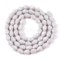 Brins de perles opaques de couleur unie&nbsp;EGLA-N013-P6mm-D05