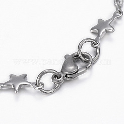 Идентификационные браслеты из нержавеющей стали 304 BJEW-H520-12P