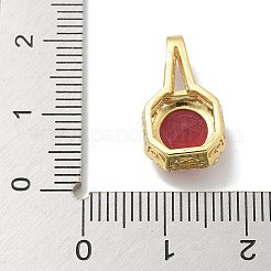 Cremagliera placcatura micro ottone spianare pendenti zirconi&nbsp;KK-L224-050G