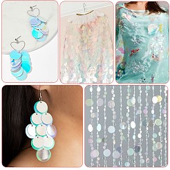 80 г переливающиеся подвески из ПВХ с пайетками/блестками&nbsp;KY-SC0002-49D