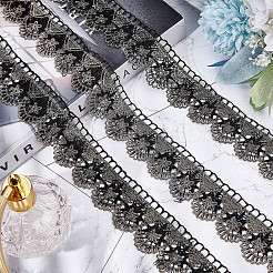 5 ярд филигранной кружевной отделки из полиэстера&nbsp;OCOR-GF0002-13B