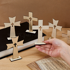 40 шт. 2 стиля для украшения витрины из дерева на Хэллоуин&nbsp;AJEW-DC0003-29