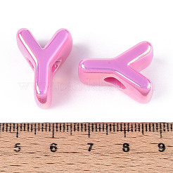 Непрозрачные акриловые бусины с УФ-покрытием PACR-ZX018-04Y