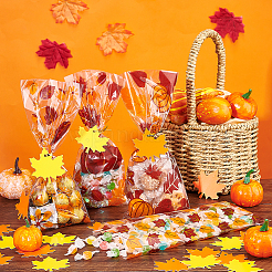 Прямоугольные пластиковые пакеты для конфет на день благодарения CON-BC0007-06