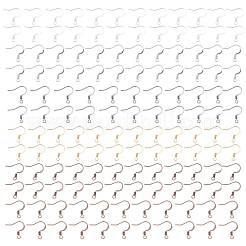 300 шт. 6 цветных латунных французских крючка для серег KK-ZZ0001-05-NF