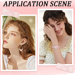 60шт 6 цвета бусины из полимерной глины ручной работы CLAY-SC0002-17