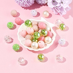 40шт 8 стиля акриловые бусины&nbsp;OACR-FS0004-10