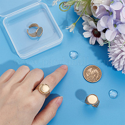 Набор для самостоятельного изготовления кольца-манжеты из нержавеющей стали 304 с пустым куполом&nbsp;DIY-UN0005-81