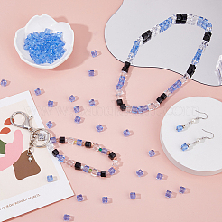 2 нитка прозрачные стеклянные бусины нити&nbsp;GLAA-HS0001-12C