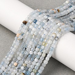 Природные Аквамарин бисер нитей&nbsp;LS-G-G003-B02-01