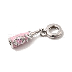 925 европейский подвесной брелок из стерлингового серебра STER-Z013-05G