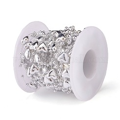 Елка сердце и шар из бисера гирлянда CHAC-H100-03