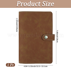 Fundas rectangulares de cuero sintético para cuadernos de hojas sueltas&nbsp;AJEW-WH20060-88B