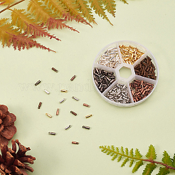 300шт 6 цвета латунные концы шнура KK-CJ0001-68