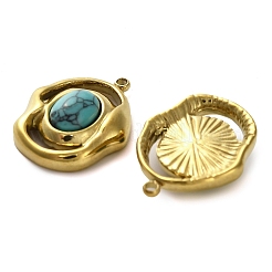 Окрашенные синтетические бирюзовые подвески&nbsp;STAS-H438-10G-03