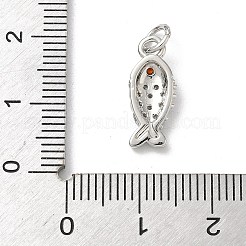 Латунные микро проложить кубического циркония подвески&nbsp;KK-B155-04B-P