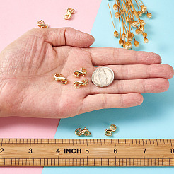 Латунные застежки-клешни с двойным открытием FIND-TA0001-46G