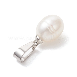 Натуральные культивированные пресноводные жемчужные рисовые подвески&nbsp;PALLOY-JF04961