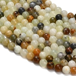 Natürliche Butter Jade Perlen Stränge&nbsp;G-C289-B03-8mm