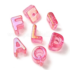 УФ-покрытие радужными переливающимися акриловыми бусинами&nbsp;OACR-C012-02A-1