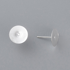Фурнитура для сережек-гвоздиков из нержавеющей стали 304 STAS-H436-24S-12mm