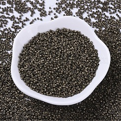 MIYUKIデリカビーズ小  シリンダー  日本製シードビーズ  15/0  （dbs0322)マットメタリックダークブロンズ  1.1x1.3mm  穴：0.7mm  約35000PCS /ボトル  10 G /ボトル&nbsp;SEED-JP0008-DBS0322