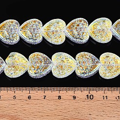 Гальванизируйте прозрачное стекло бисер нитей&nbsp;EGLA-N017-04A