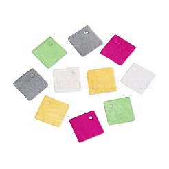 Подвески из натуральной ракушки капиз SHEL-K006-65