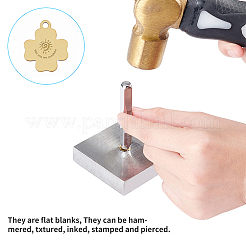 Латунь подвески KK-PH0039-72AB