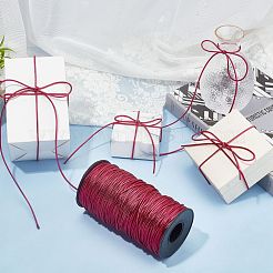 Золотая шелковая эластичная нить EW-WH0003-10B-01