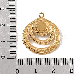 Pendientes de material sintético de color turquesa&nbsp;SA-CBA816B-01G