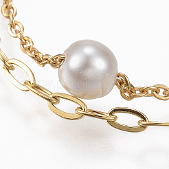 Многорядные браслеты из нержавеющей стали 304 AJEW-K016-09A