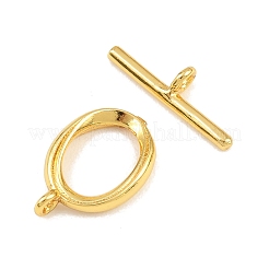 Овальные латунные застежки-тоглы&nbsp;KK-G548-35G
