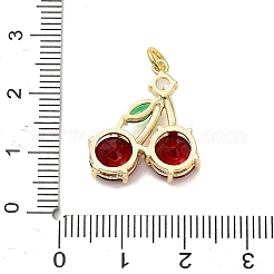 Латунные микро проложить кубического циркония подвески KK-L229-02G-02