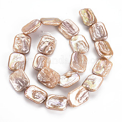 Природные Кеши жемчуг пряди PEAR-S020-K06