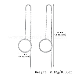 925 комплект из 15.75 кольца с подвеской и серьгами из стерлингового серебра с микропаве из прозрачных кубических цирконий для женщин IQ8256-4