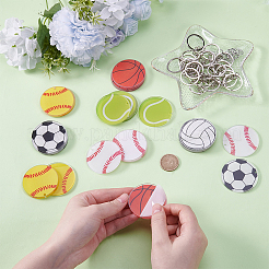 Kits de fabrication de porte-clés de ballon de sport à faire soi-même&nbsp;DIY-SP0007-37