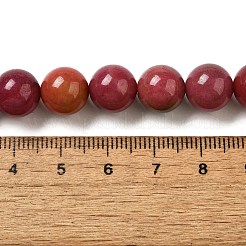 Окрашенные природные малайзии нефрита бисер нитей G-G021-02C-17